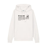 "SI 'NA PRET" | Printed hoodie