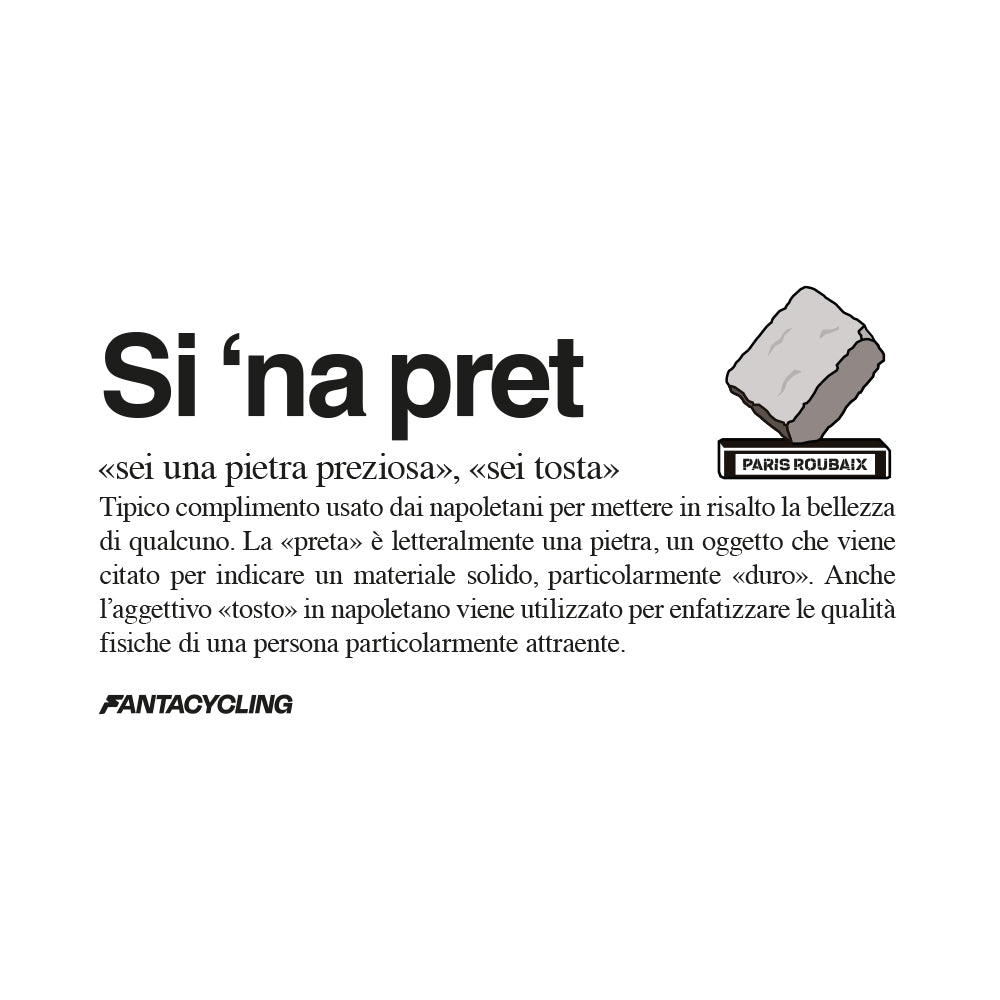 "SI 'NA PRET" | T-shirt stampata