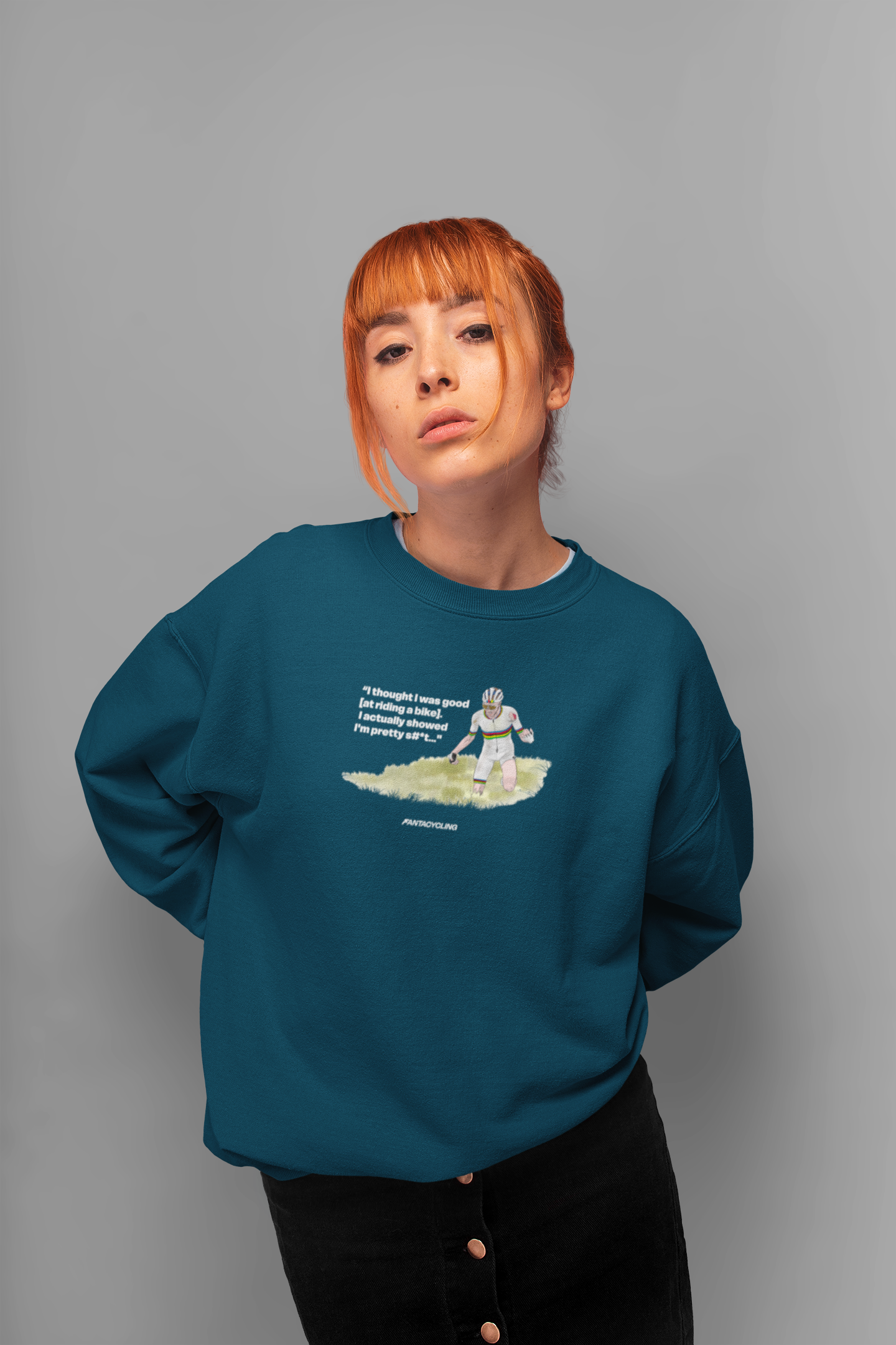 PRETTY SH*T | Felpa girocollo stampata