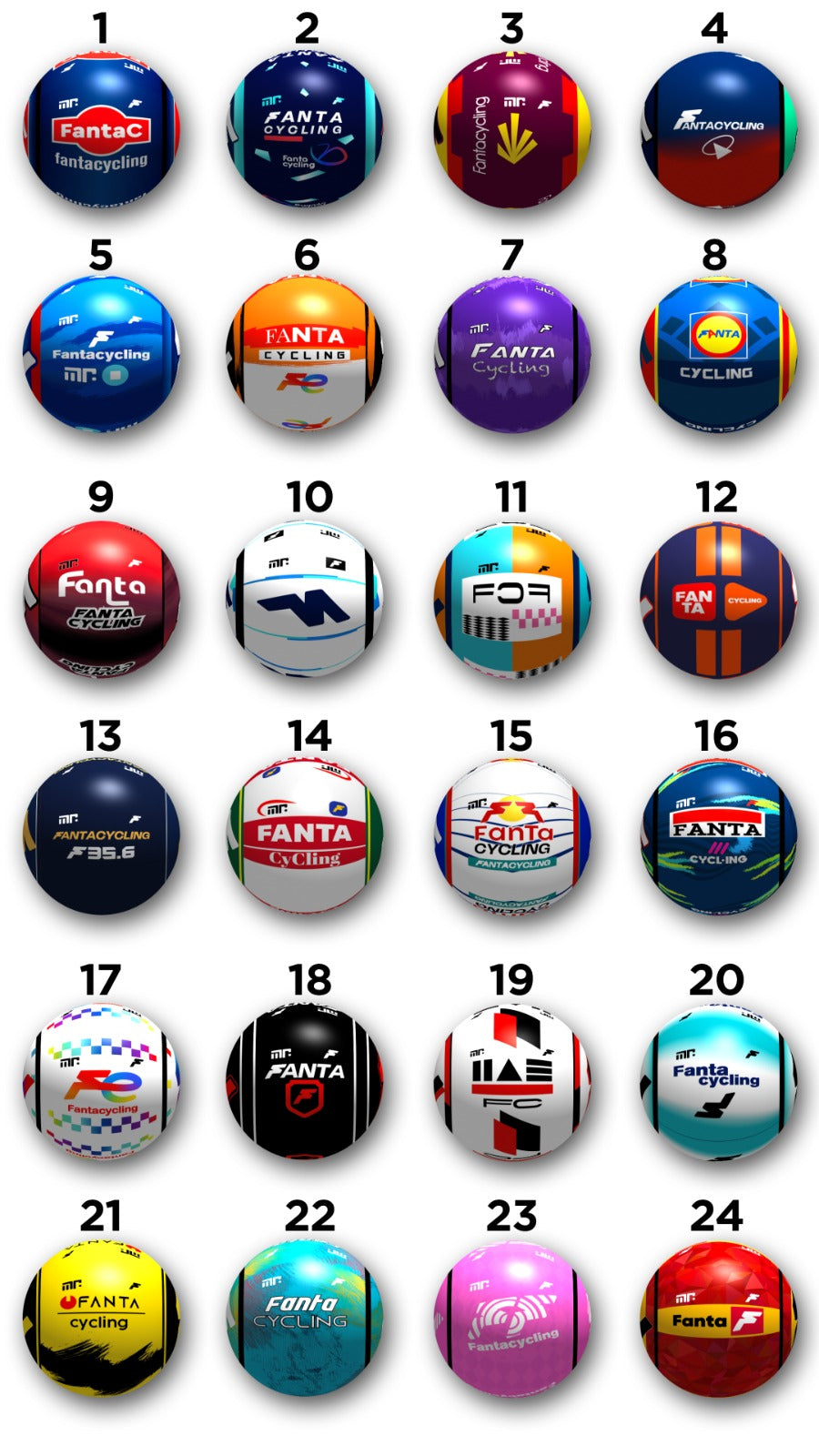 Bundle Borraccia+Pack da 12 biglie squadre WT 2026 | Biglie da collezione