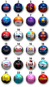 Pack da 3 biglie squadre WT 2026 | Biglie da collezione