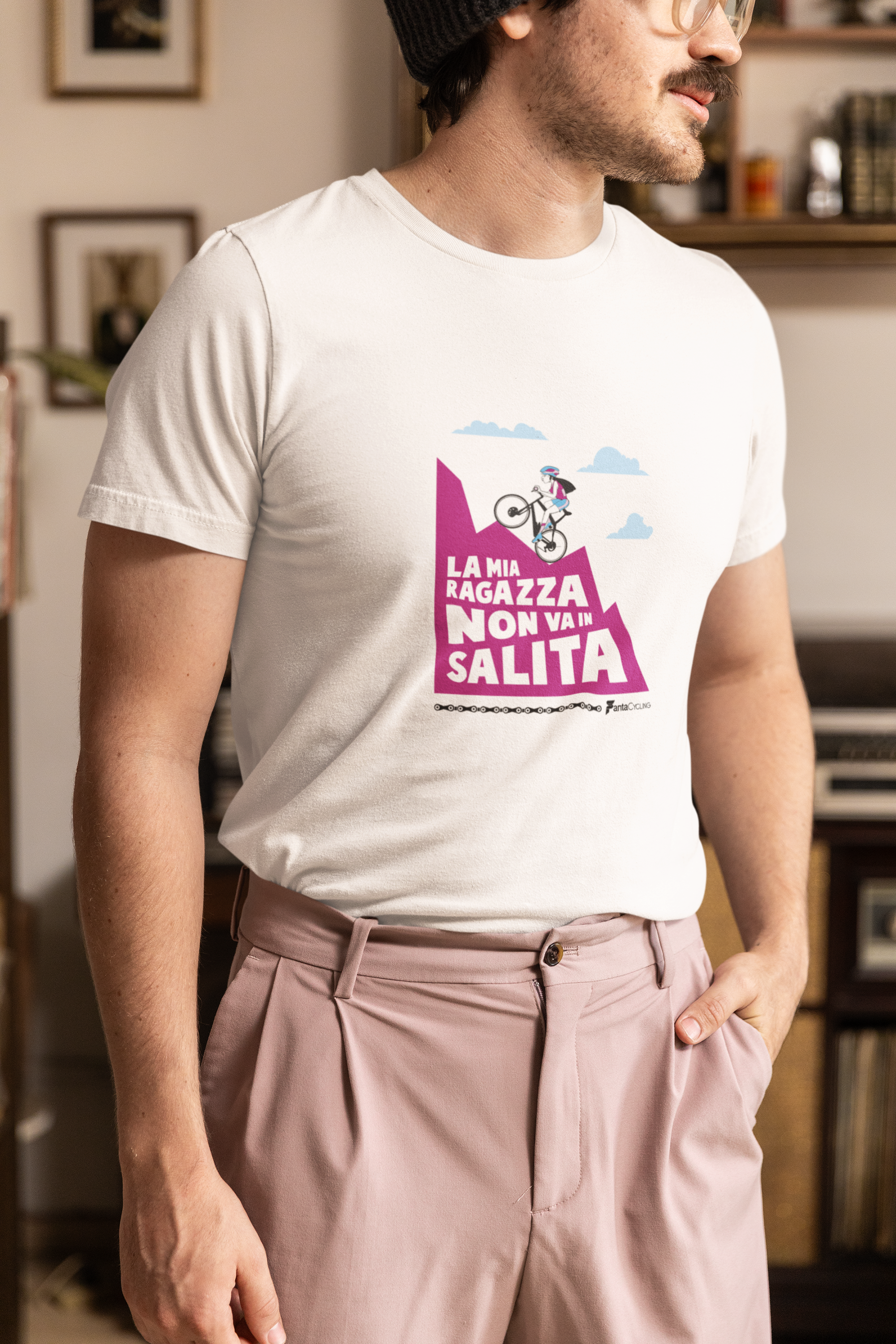 LA MIA RAGAZZA NON VA IN SALITA | Printed T-shirt