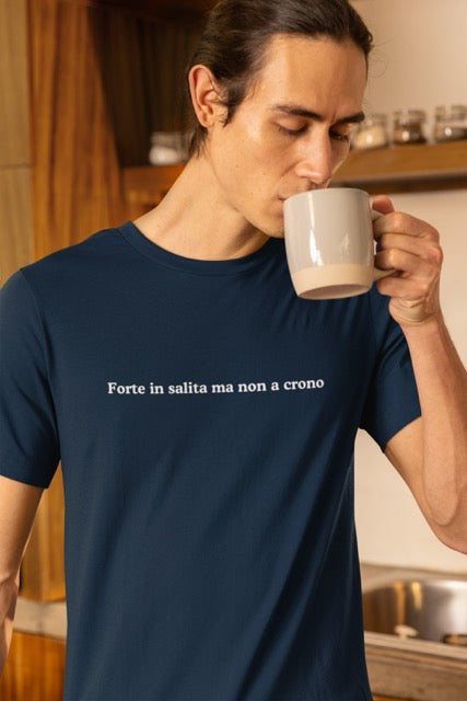 Forte in salita ma non a crono | Printed t-shirt