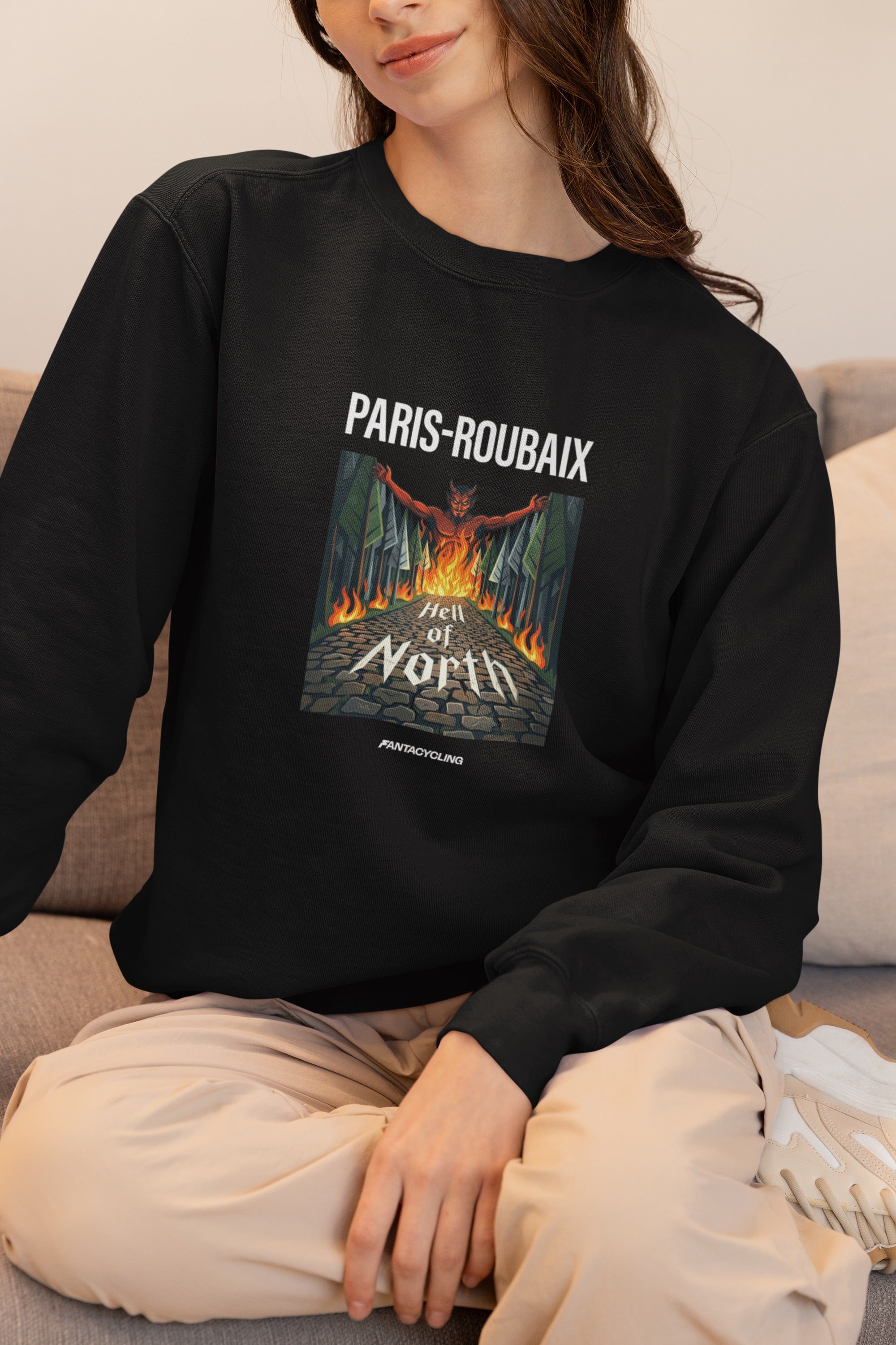 Paris-Roubaix | Printed crewneck sweatshirt
