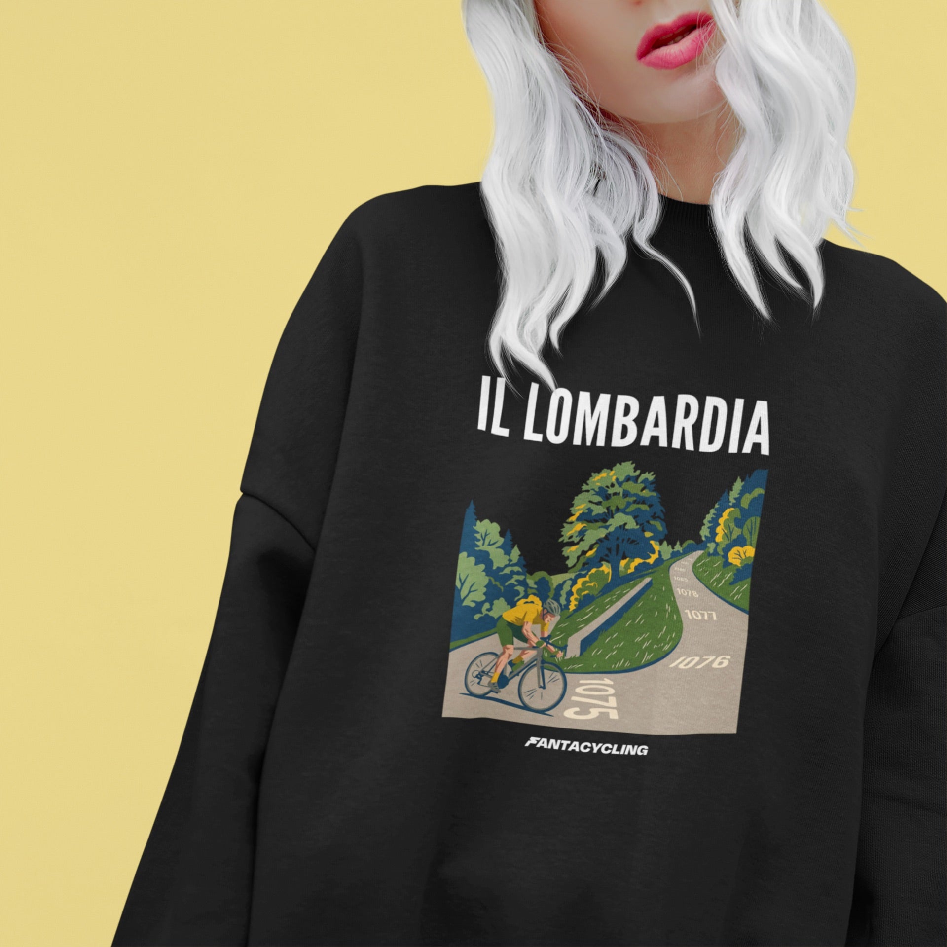 Il Lombardia | Printed crewneck sweatshirt