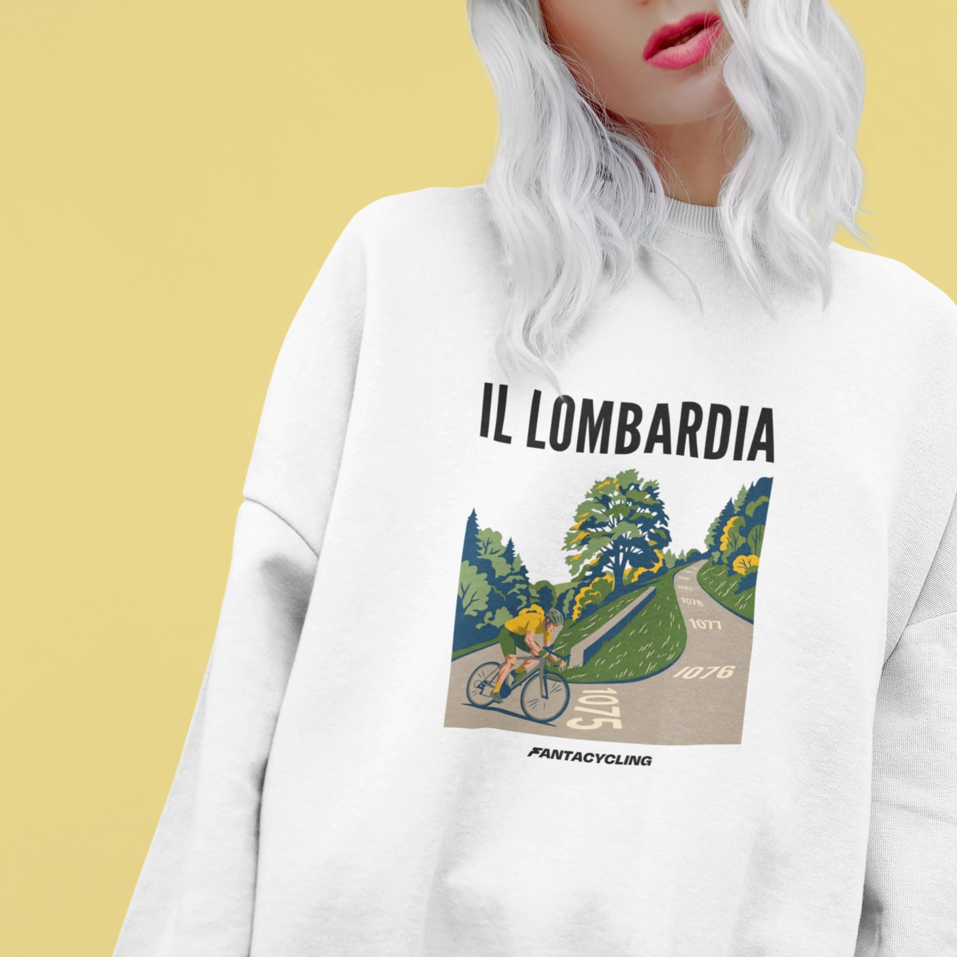 Il Lombardia | Printed crewneck sweatshirt