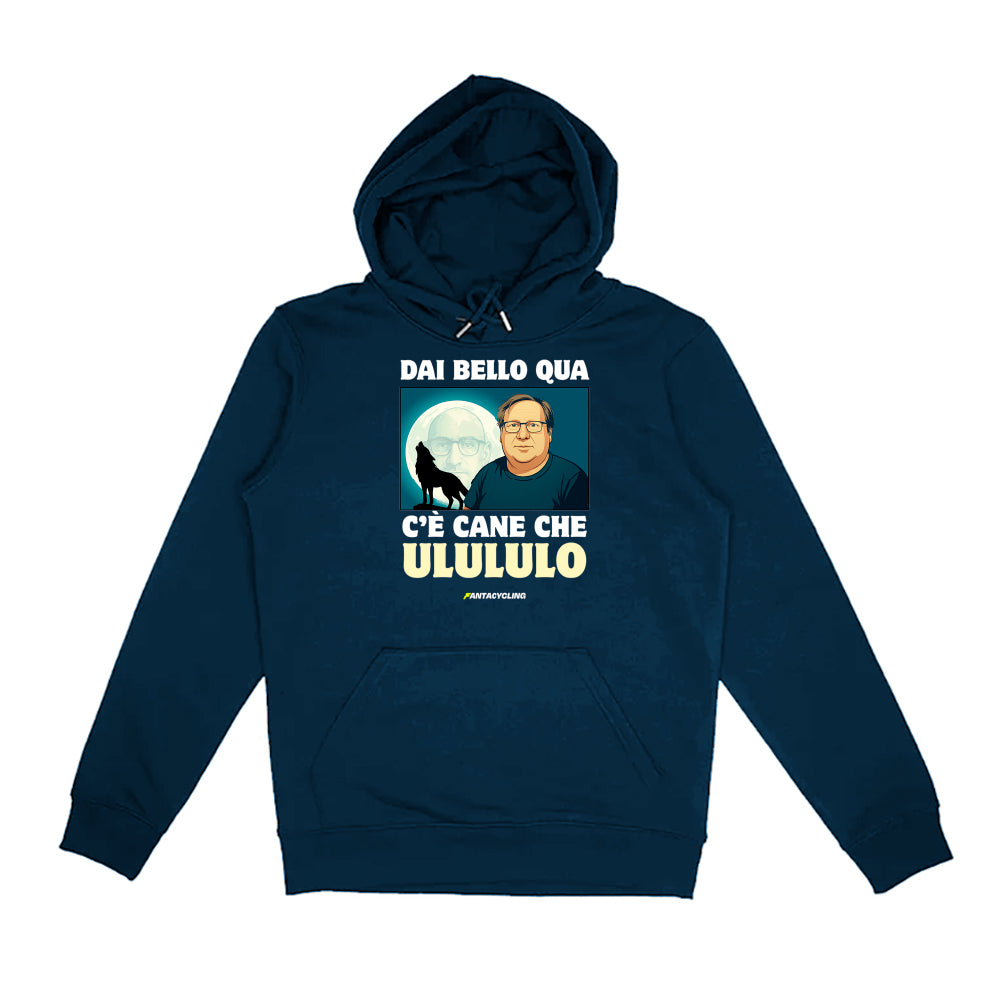 CANE CHE ULULULO | Felpa con cappuccio stampata