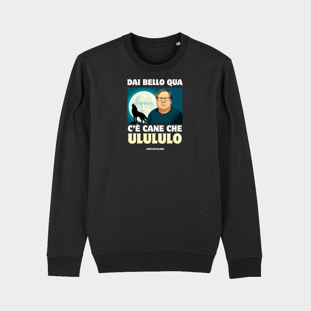 CANE CHE ULULULO | Felpa girocollo stampata