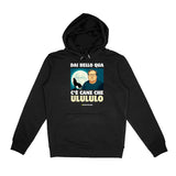 CANE CHE ULULULO | Felpa con cappuccio stampata