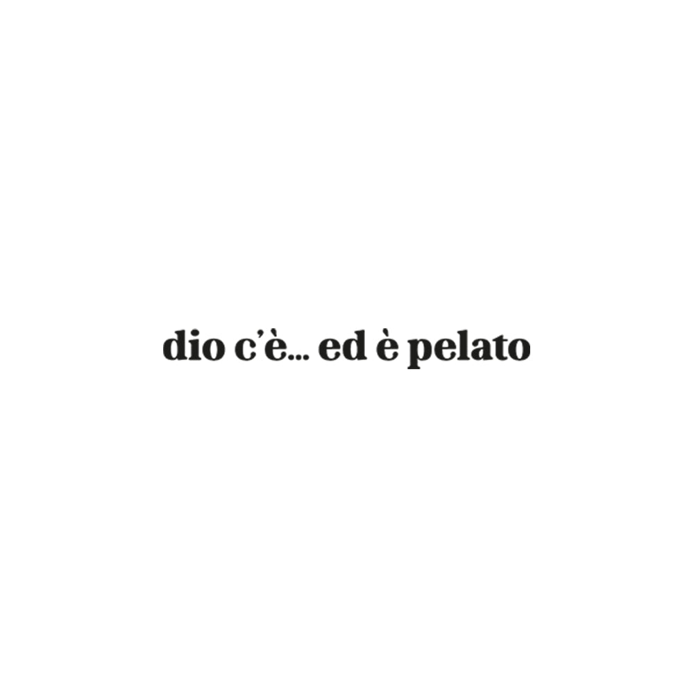 DIO C'È ED È PELATO | Bucket hat