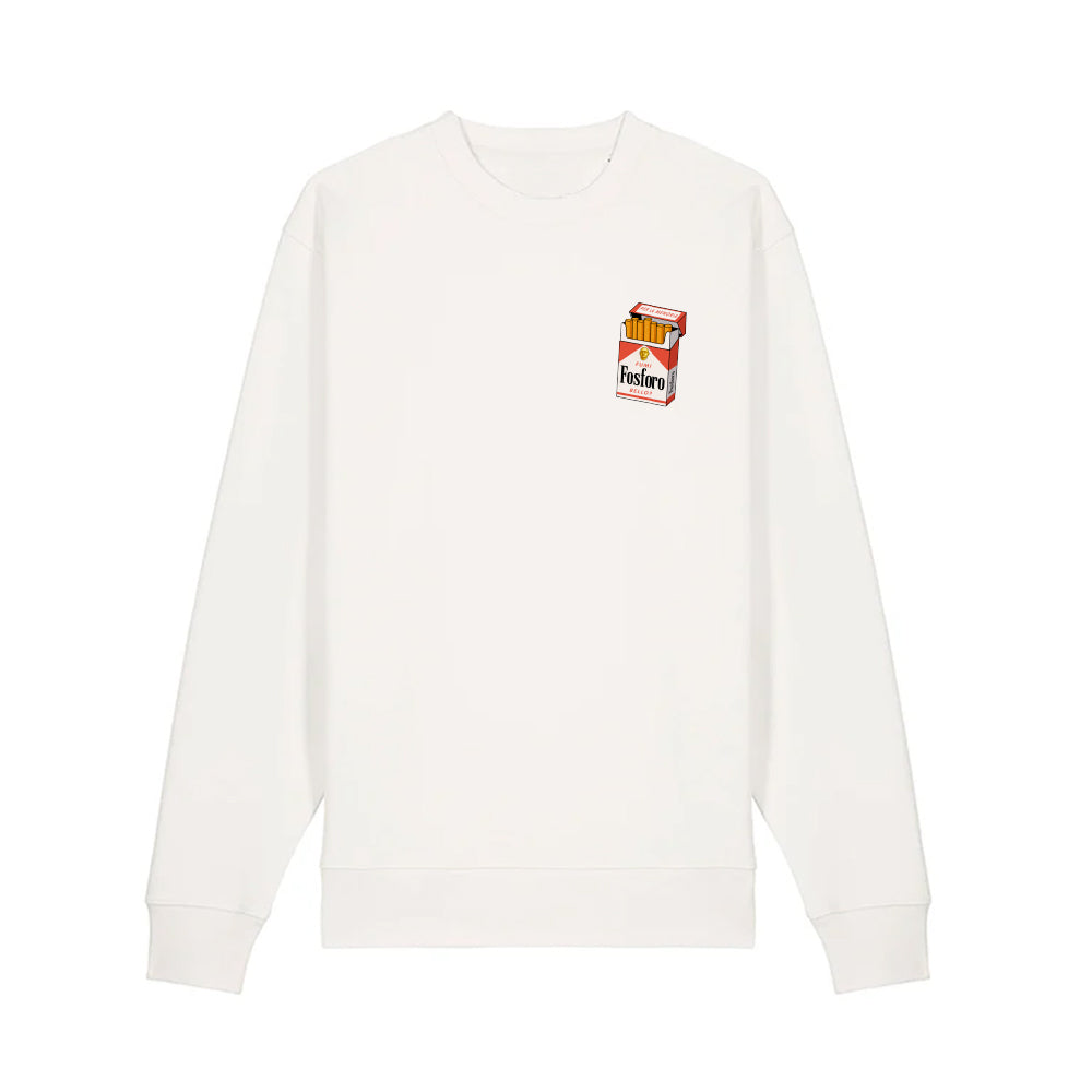 FUMI FOSFORO? | Felpa girocollo stampata