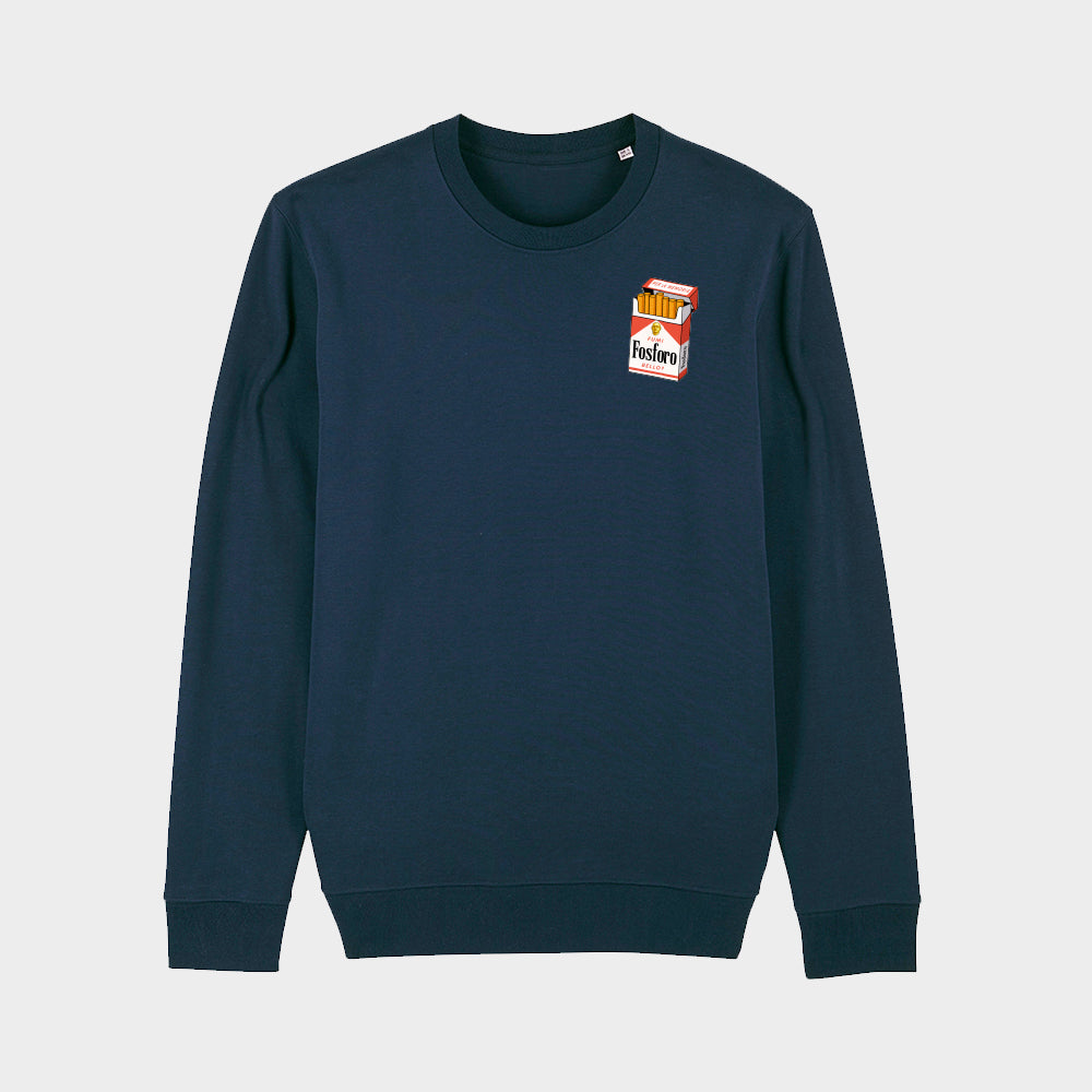 FUMI FOSFORO? | Felpa girocollo stampata