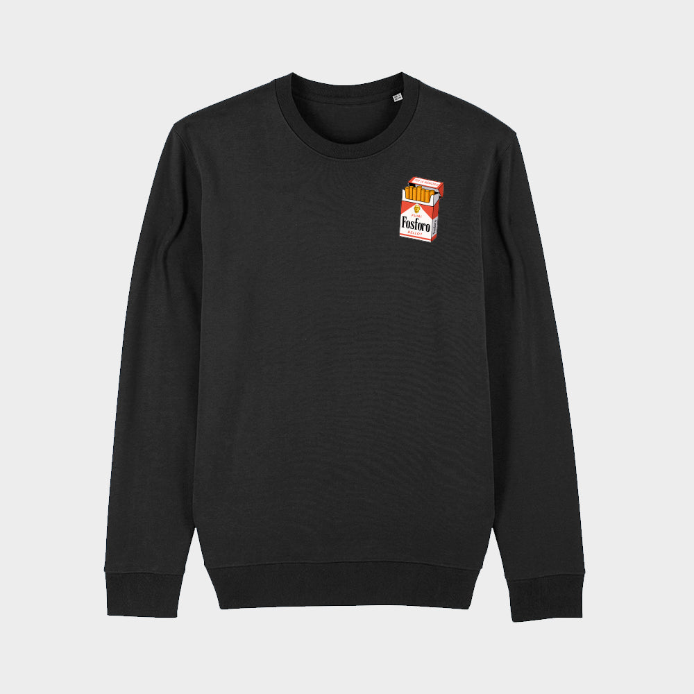 FUMI FOSFORO? | Felpa girocollo stampata