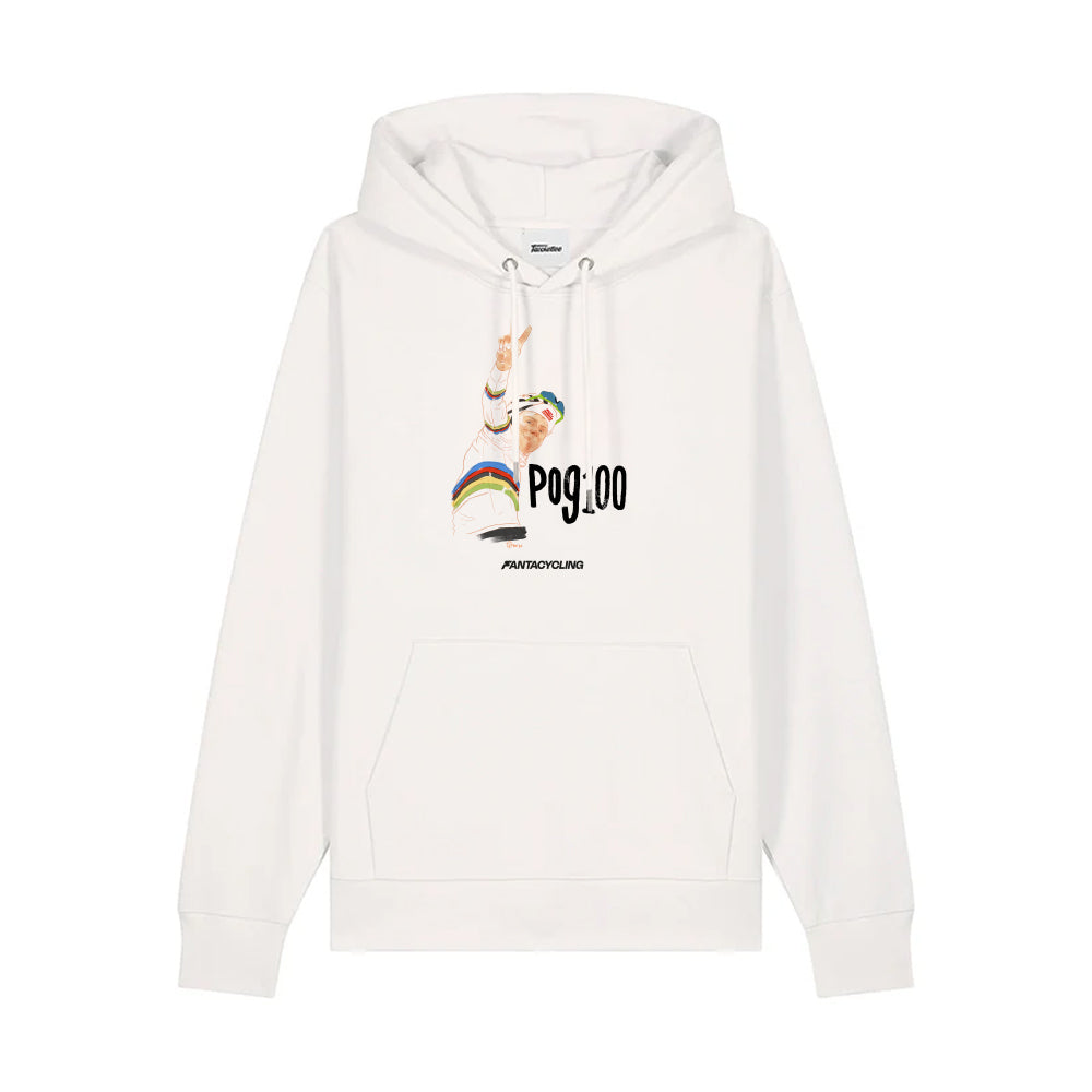 POG100 | Felpa con cappuccio stampata