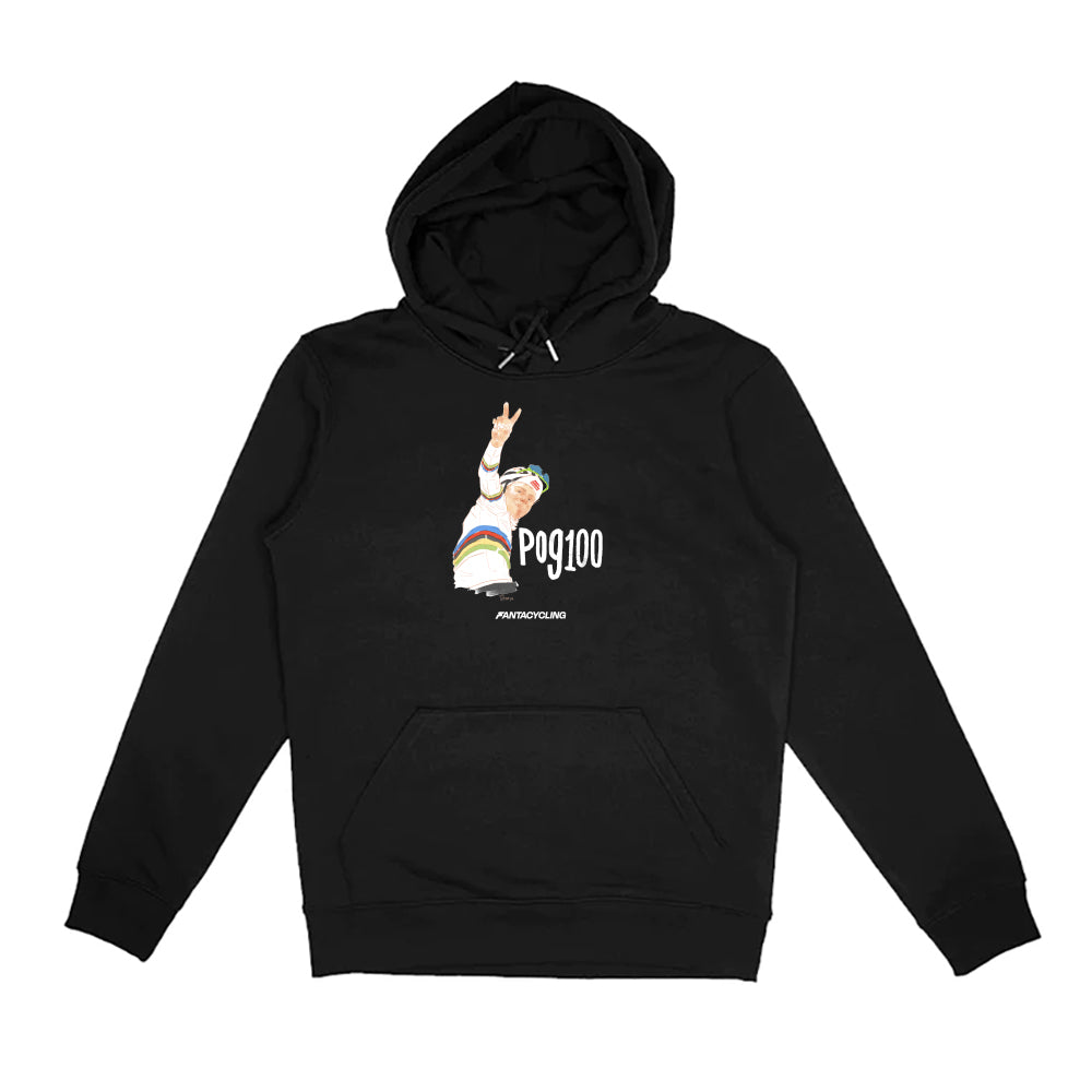 POG100 | Felpa con cappuccio stampata