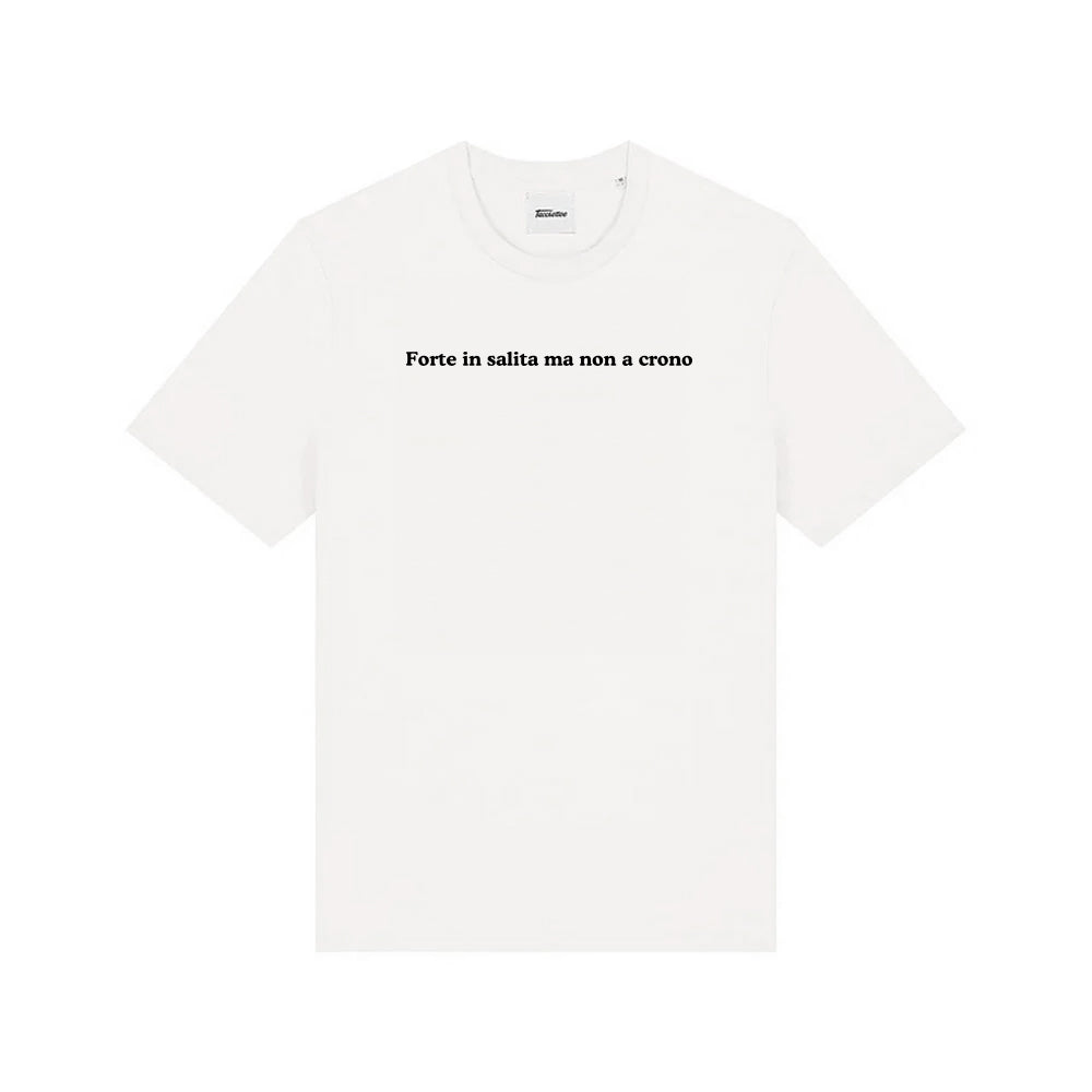 Forte in salita ma non a crono | Printed t-shirt