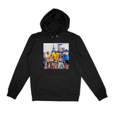 La maglia gialla | Felpa con cappuccio stampata