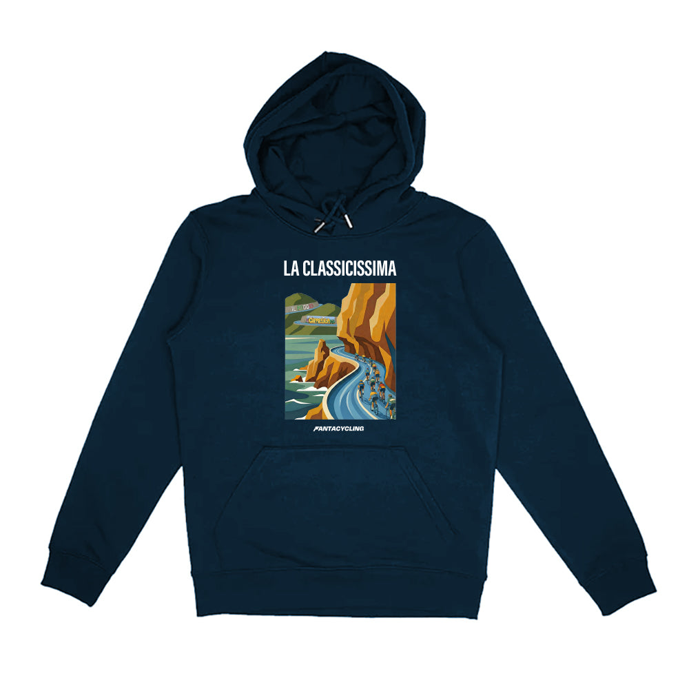 Milano-Sanremo | Felpa con cappuccio stampata