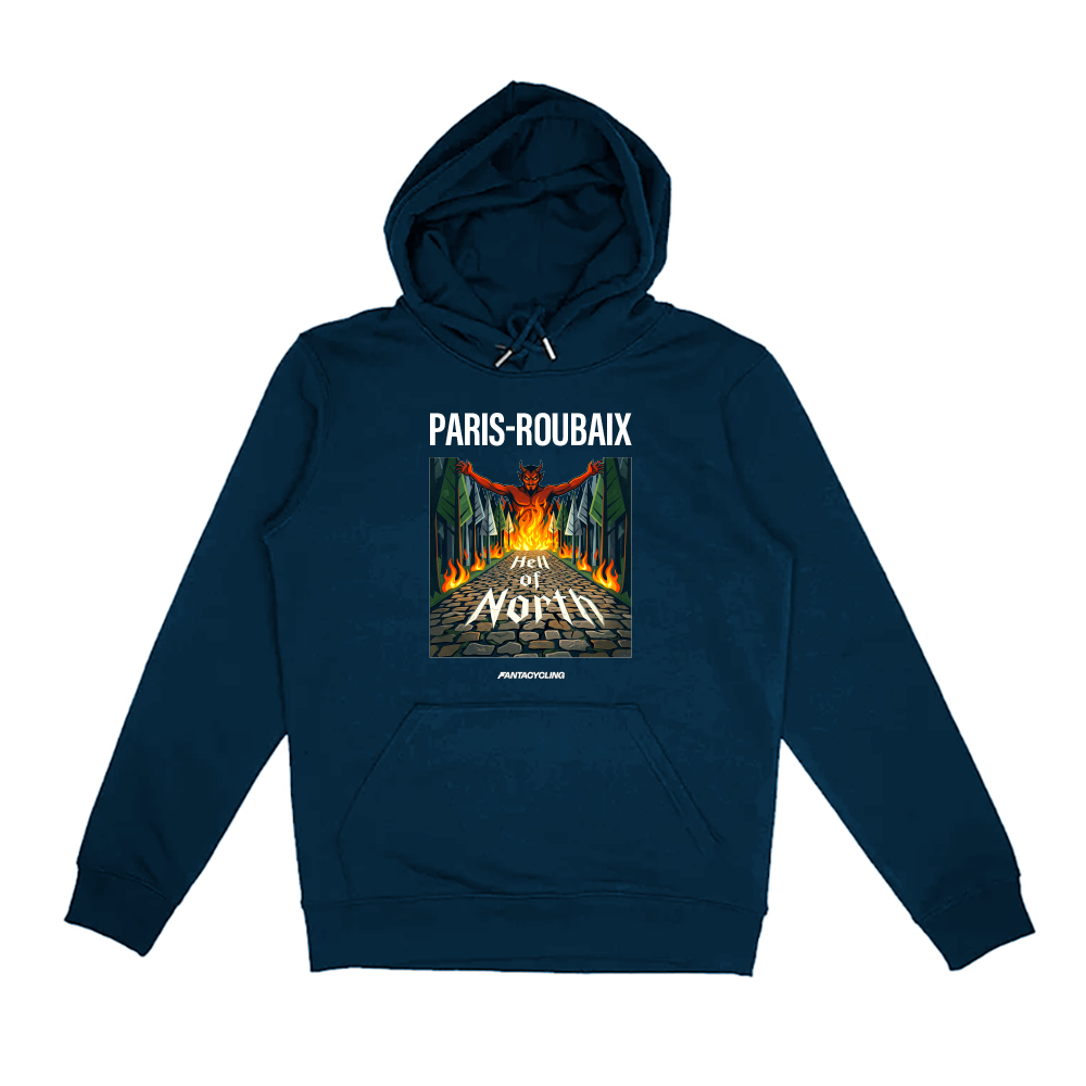 Paris-Roubaix | Felpa con cappuccio stampata