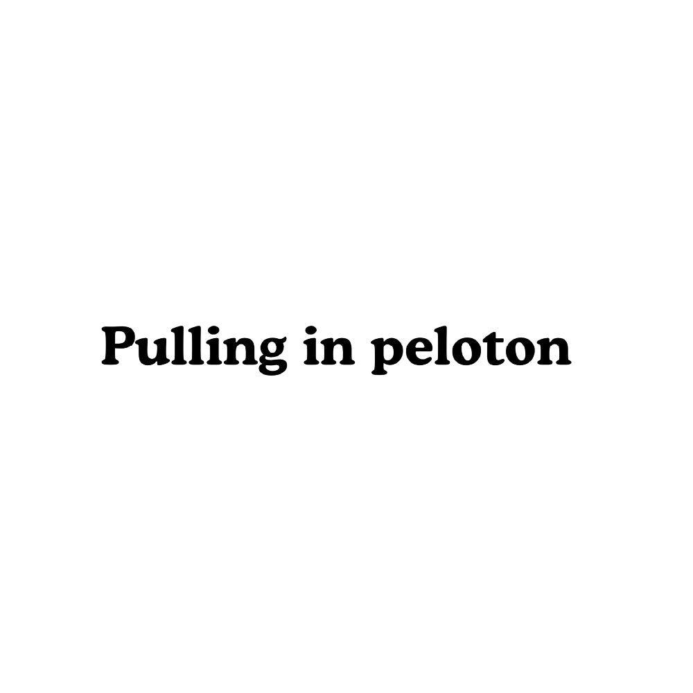Pulling in Peloton | Printed t-shirt