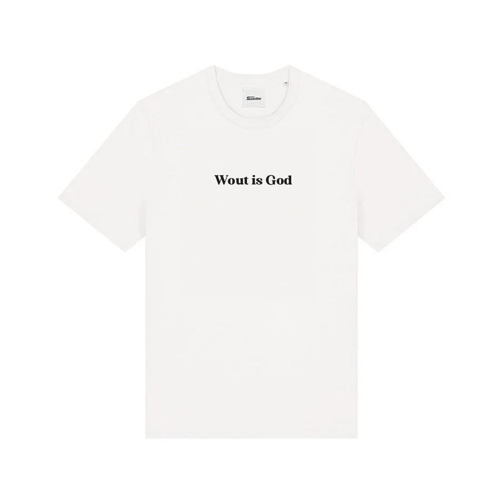 Wout is God (solo scritta) | T-shirt stampata