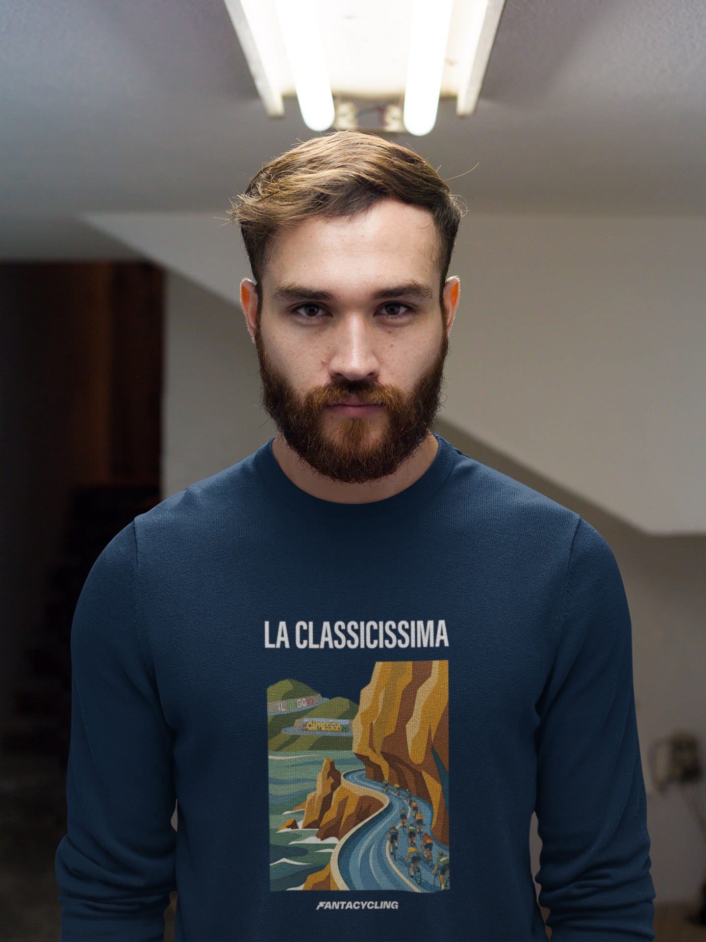 Milano-Sanremo | Felpa girocollo stampata