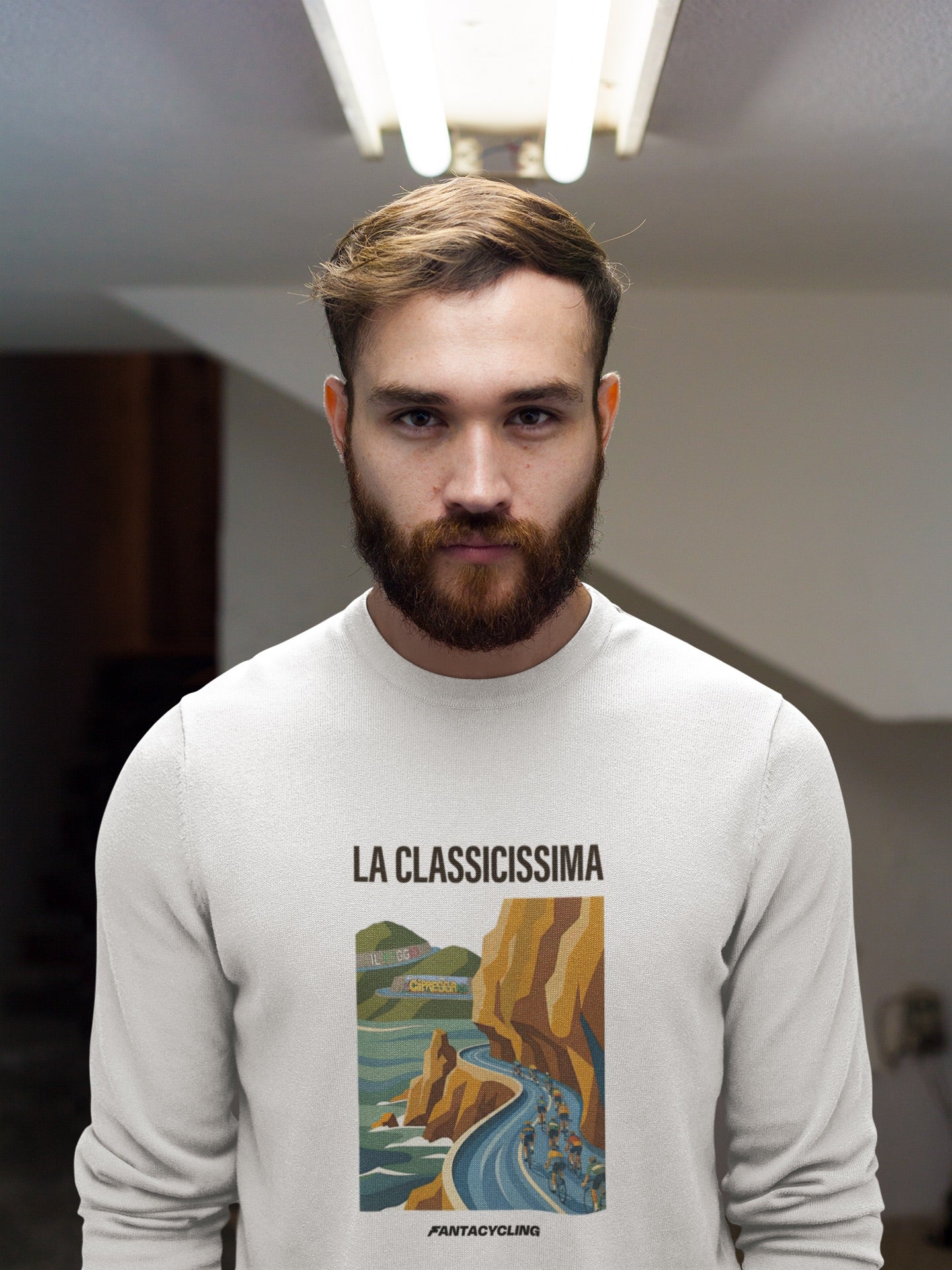 Milano-Sanremo | Felpa girocollo stampata