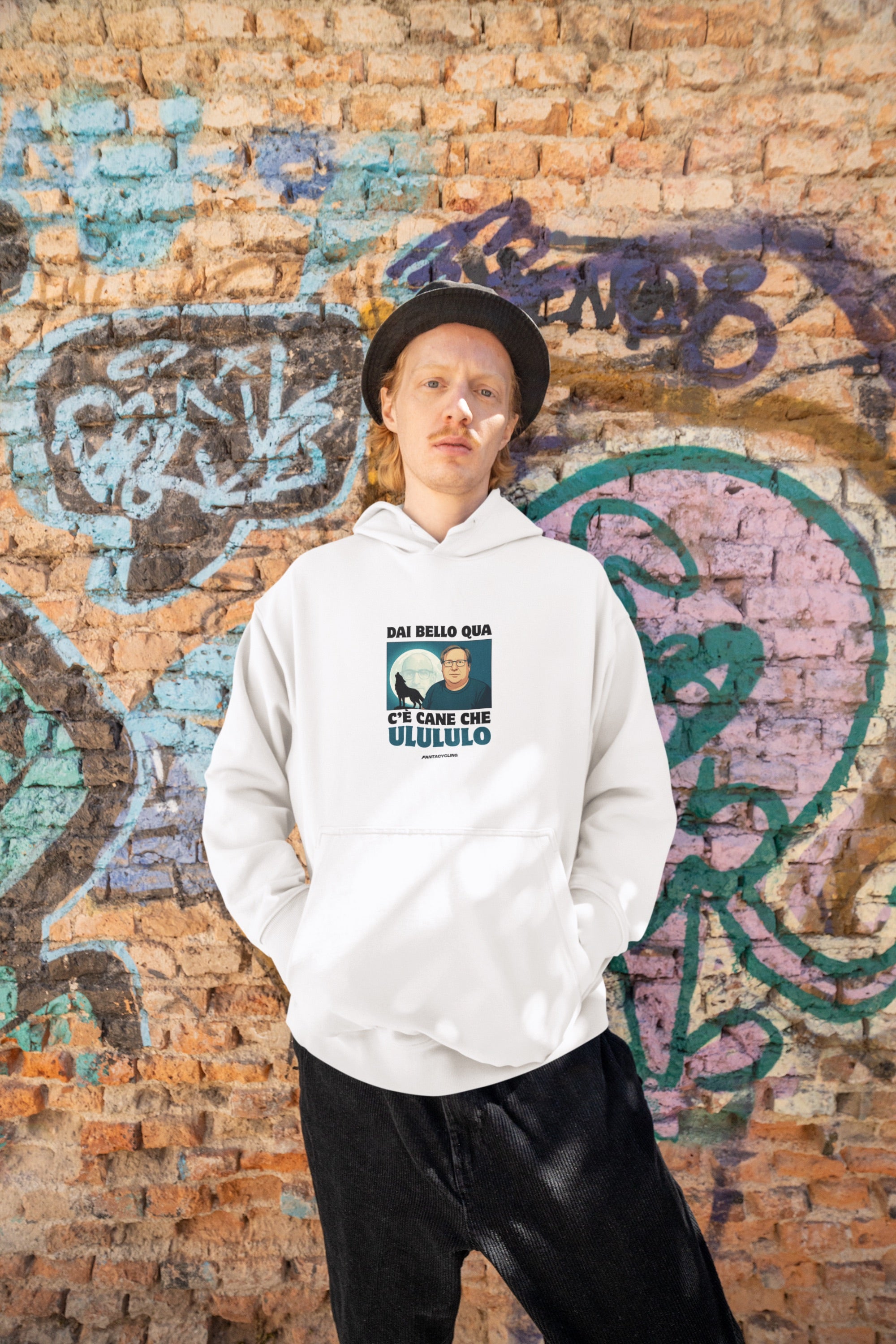 CANE CHE ULULULO | Felpa girocollo stampata