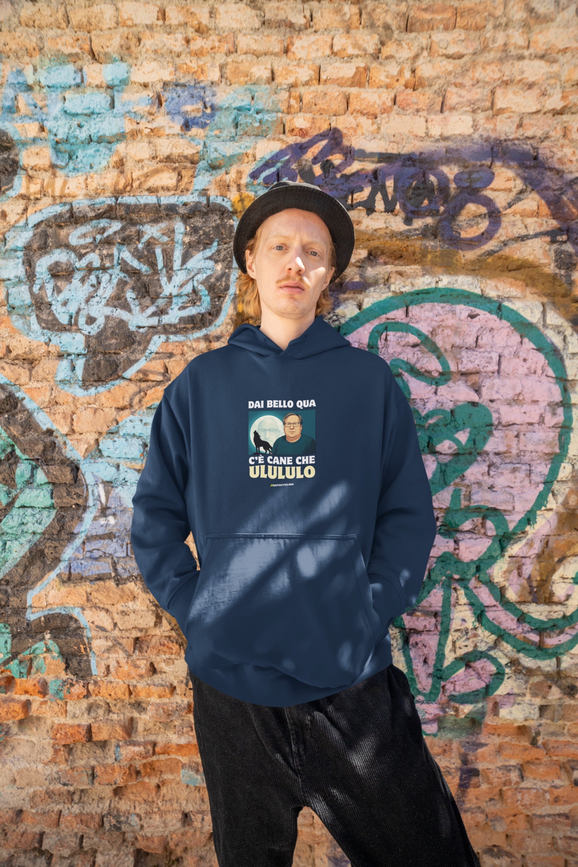 CANE CHE ULULULO | Felpa girocollo stampata