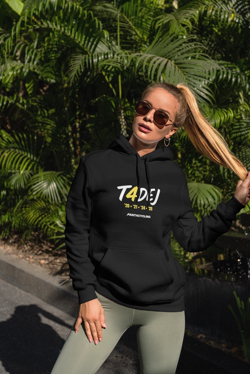 T4DEJ | Felpa con cappuccio stampata