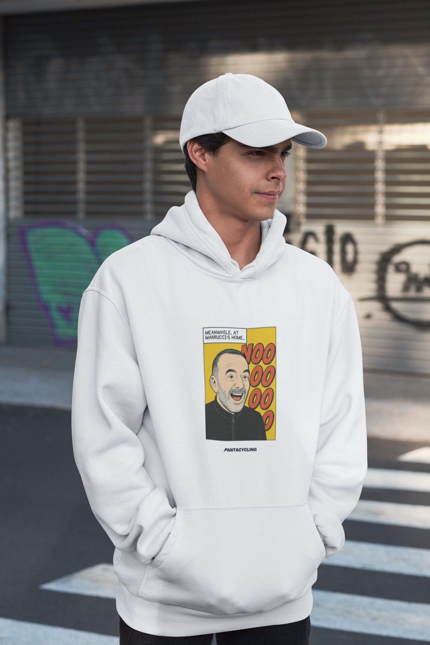 NOOO | Felpa con cappuccio stampata