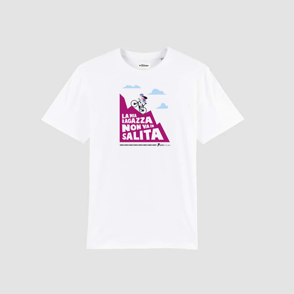 LA MIA RAGAZZA NON VA IN SALITA | T-shirt stampata