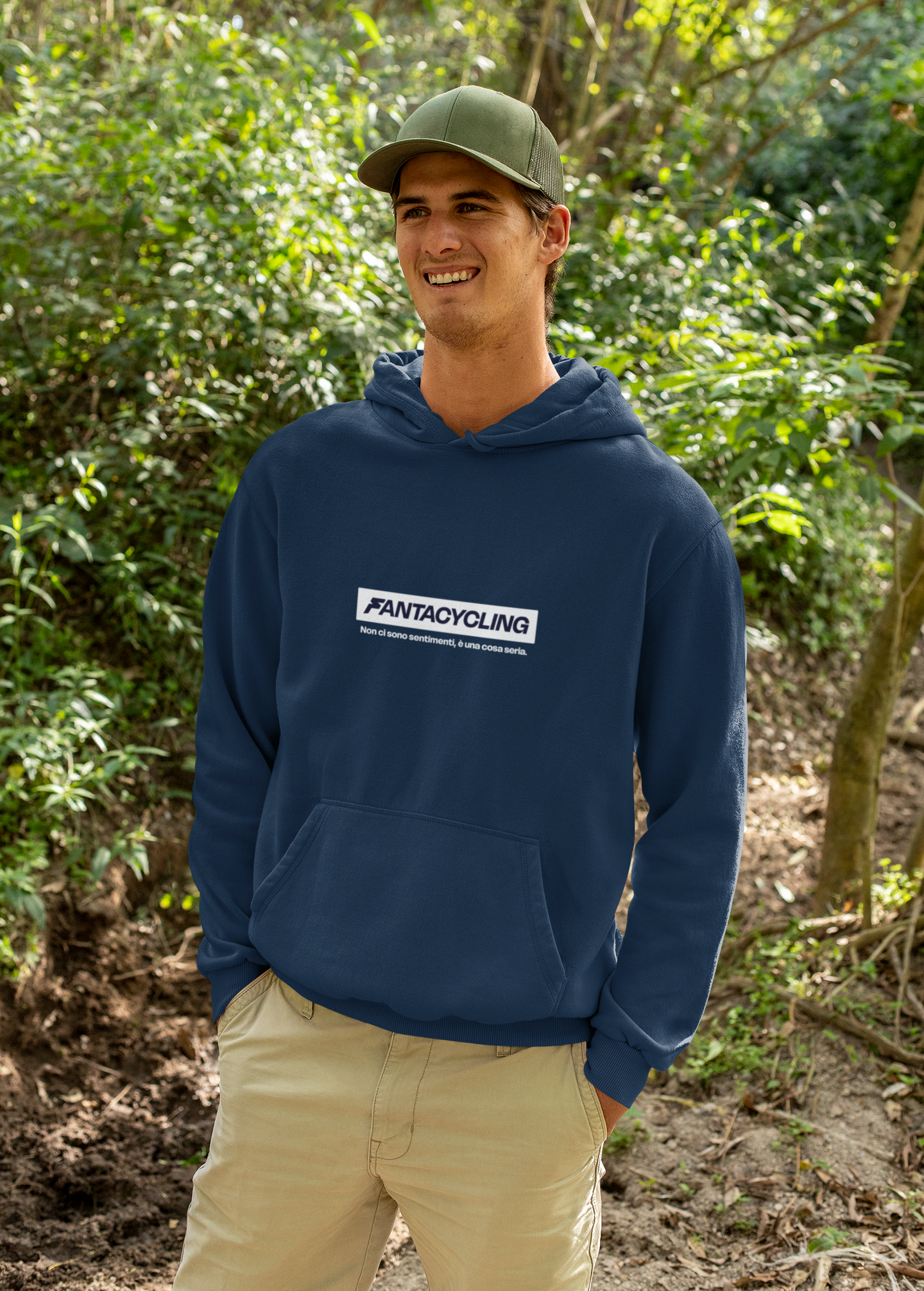 FANTACYCLING | Felpa con cappuccio stampata