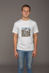 Con la sigaretta in bocca | T-shirt stampata