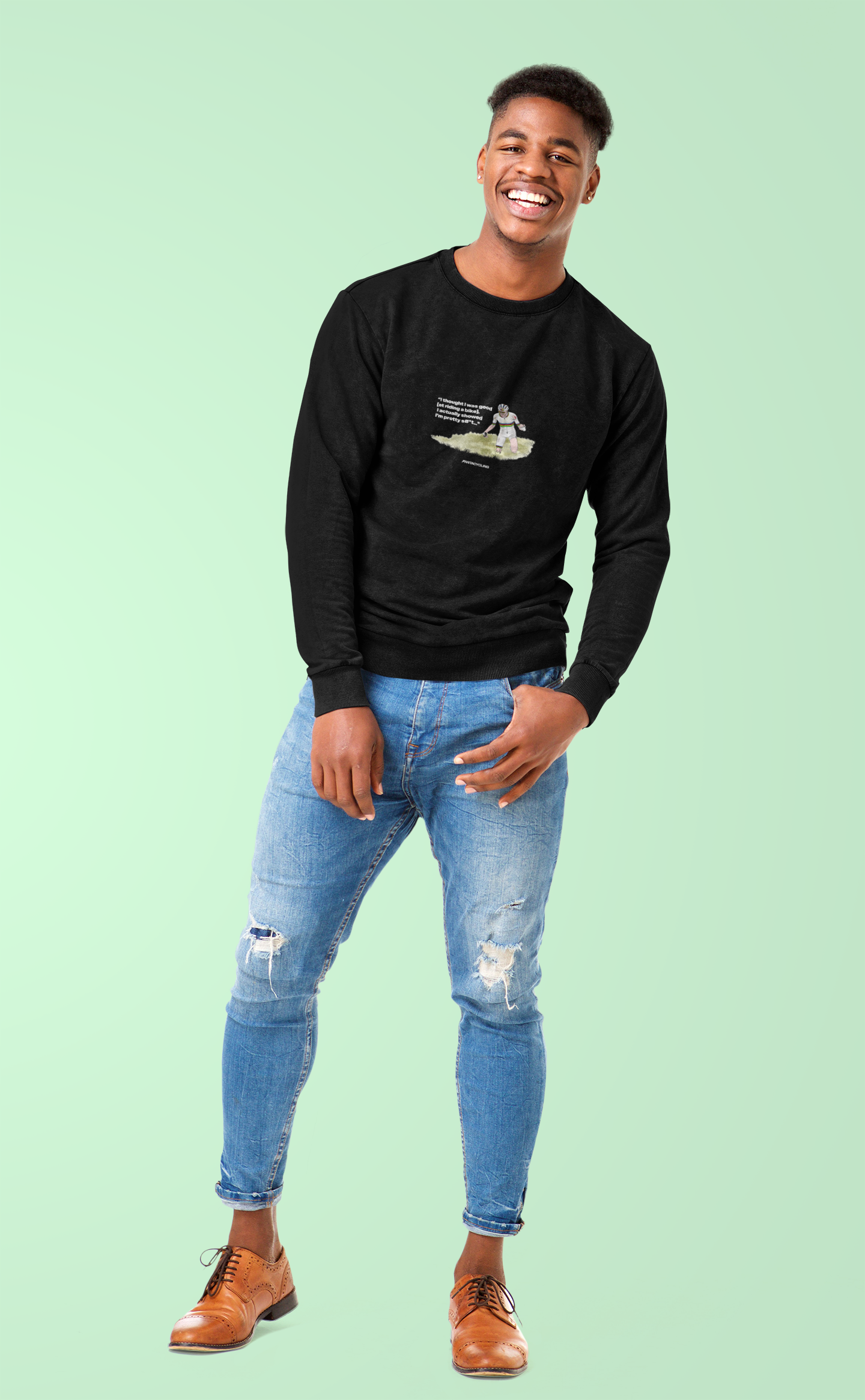 PRETTY SH*T | Felpa girocollo stampata