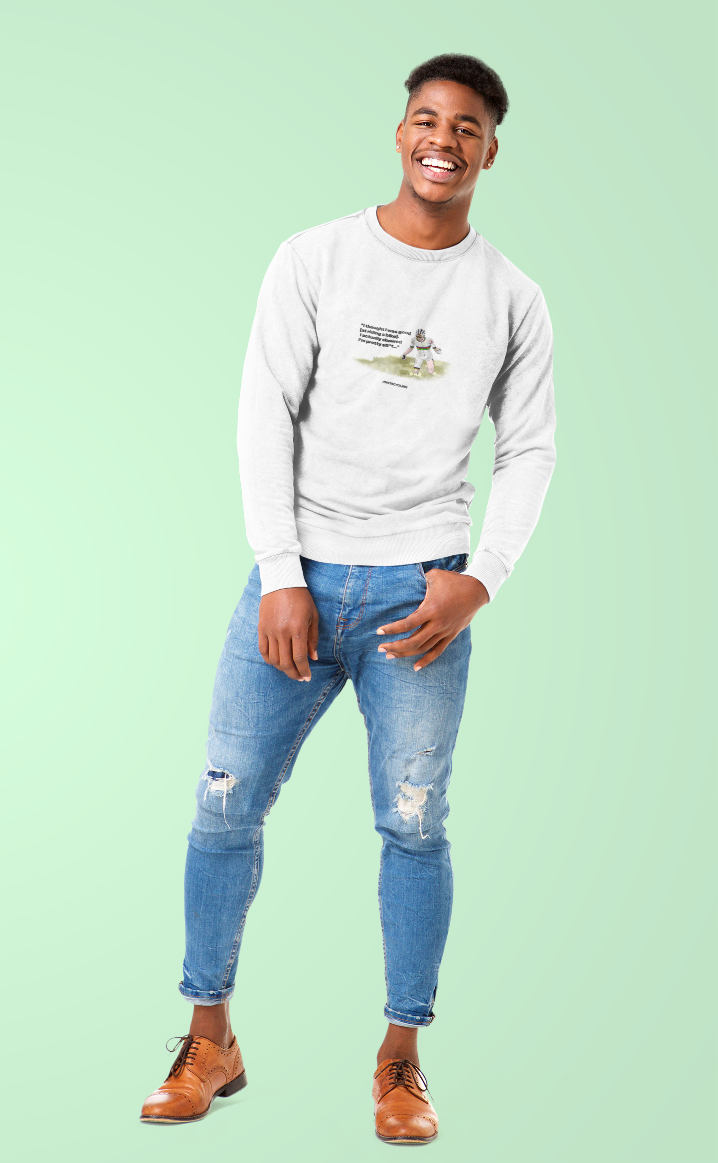 PRETTY SH*T | Felpa girocollo stampata