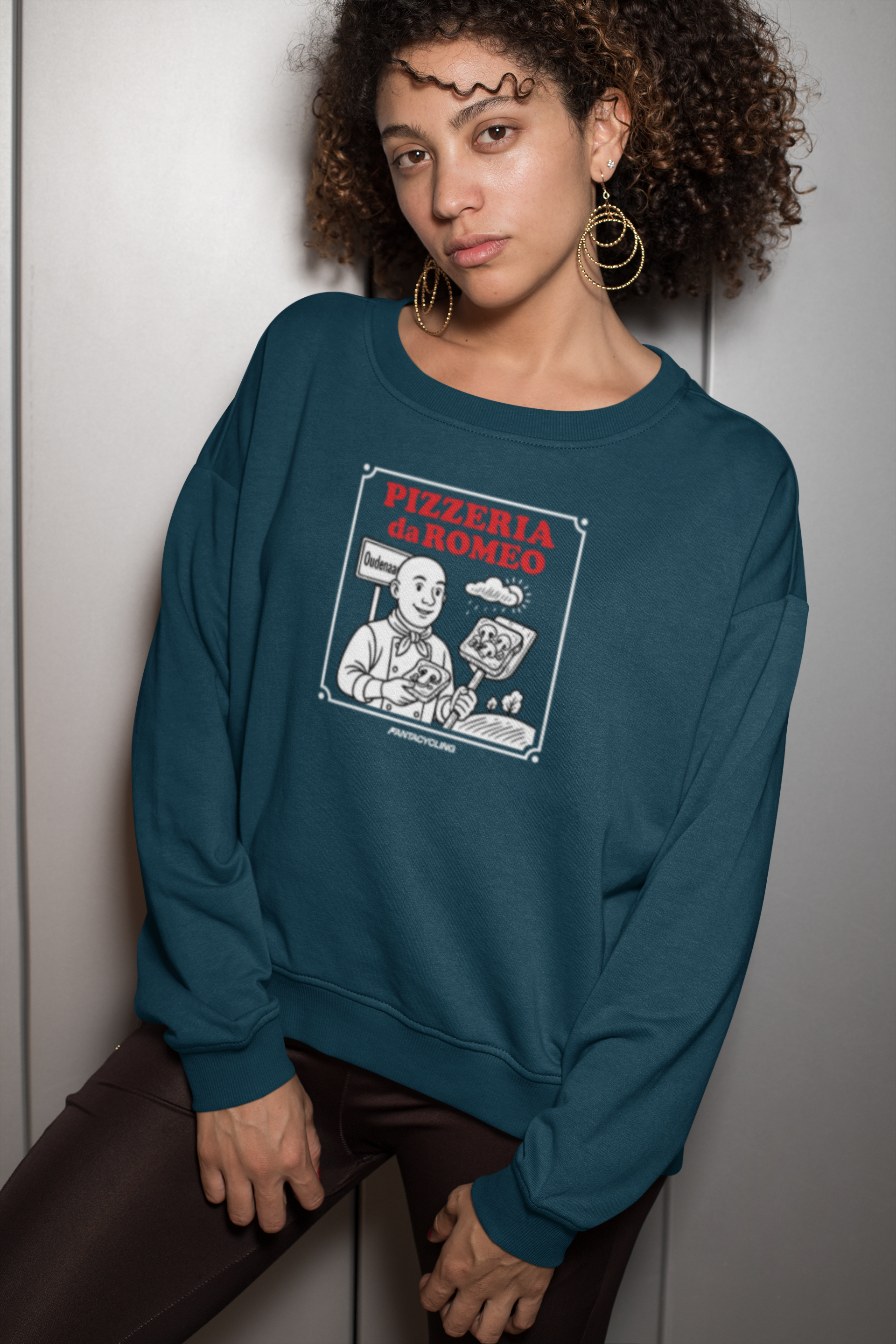 CIPRESSA | Printed crewneck sweatshirt