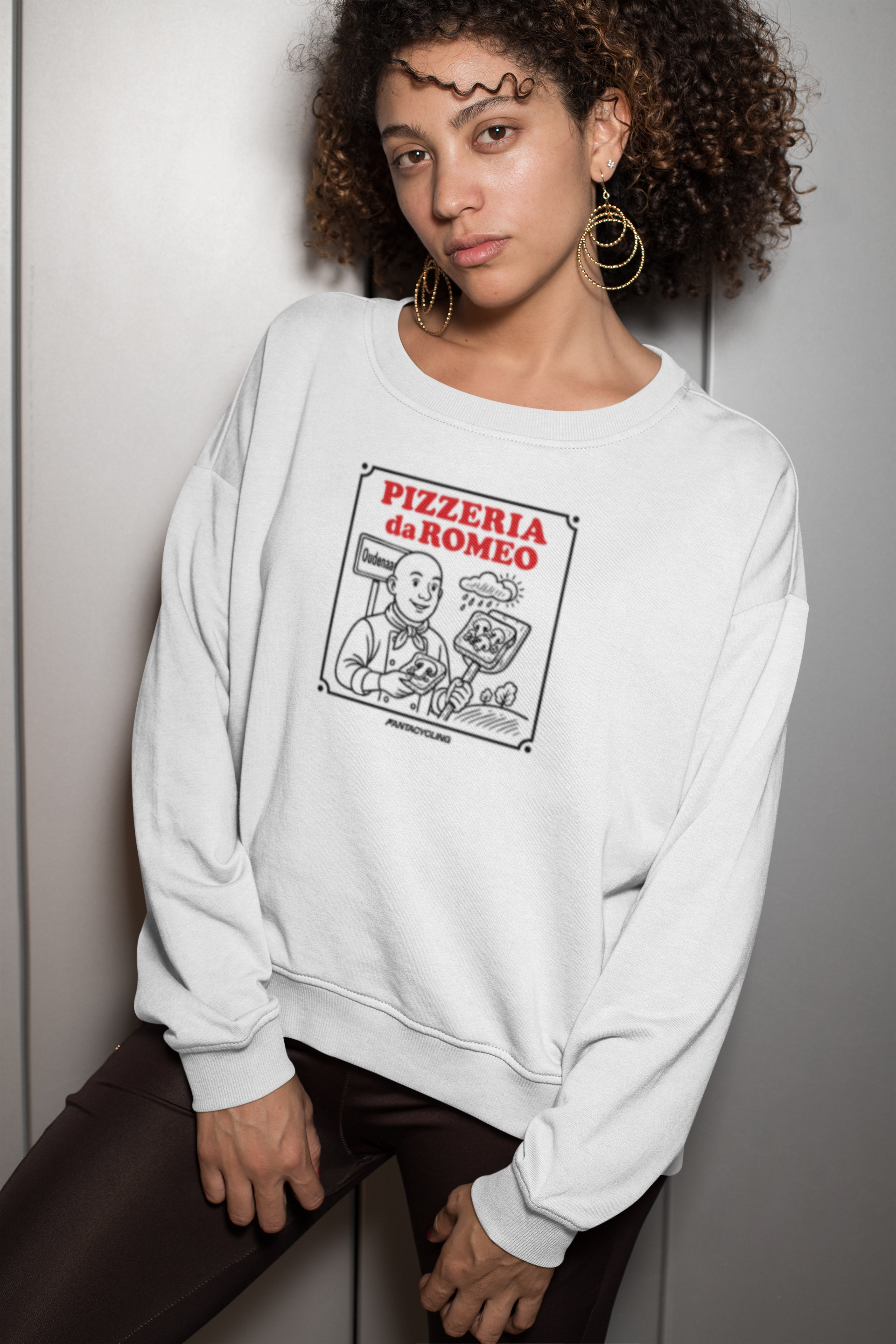 CIPRESSA | Printed crewneck sweatshirt