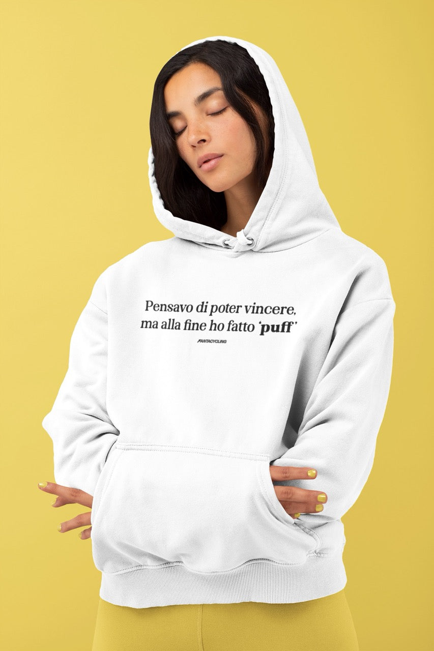 PUFF! | Felpa con cappuccio stampata