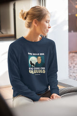 CANE CHE ULULULO | Felpa con cappuccio stampata