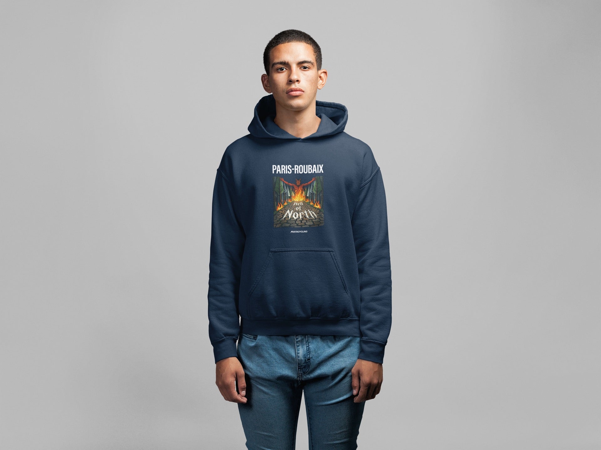 Paris-Roubaix | Felpa con cappuccio stampata