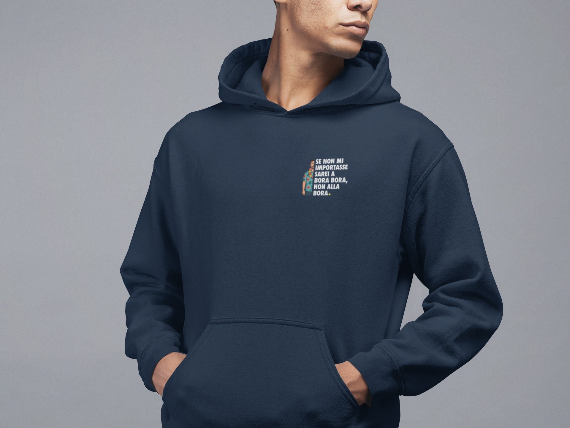 BORA BORA | Felpa con cappuccio stampata