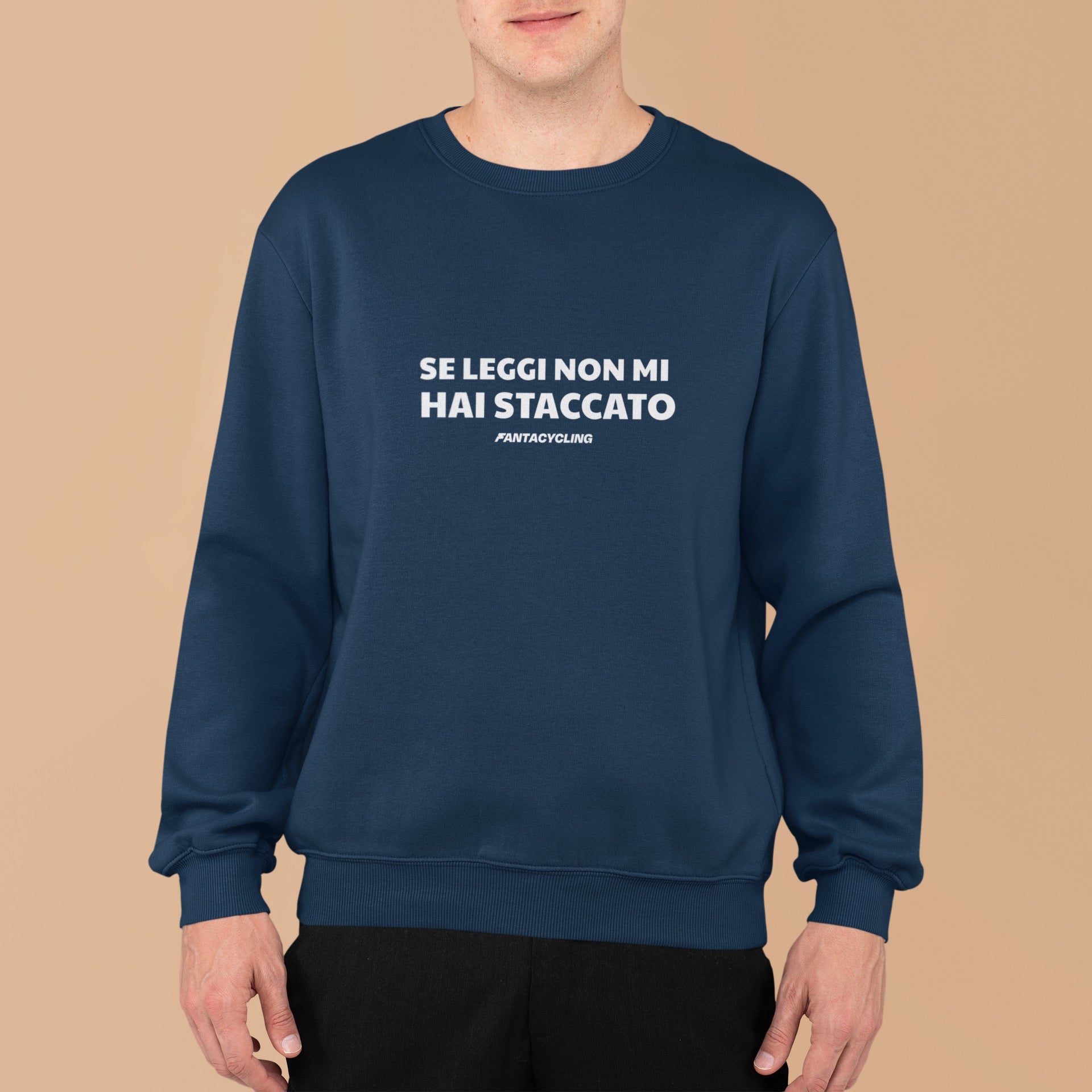 Se leggi non mi hai staccato | Felpa girocollo stampata