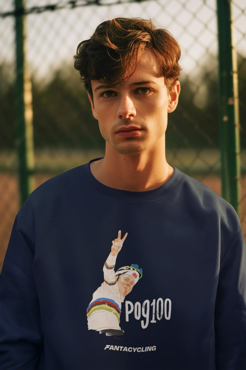 POG100 | Felpa girocollo stampata