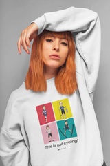 THIS IS NOT CYCLING | Printed crewneck sweatshirt