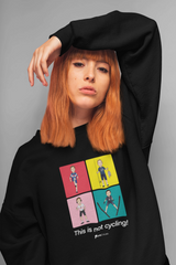 THIS IS NOT CYCLING | Printed crewneck sweatshirt