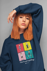 THIS IS NOT CYCLING | Printed crewneck sweatshirt