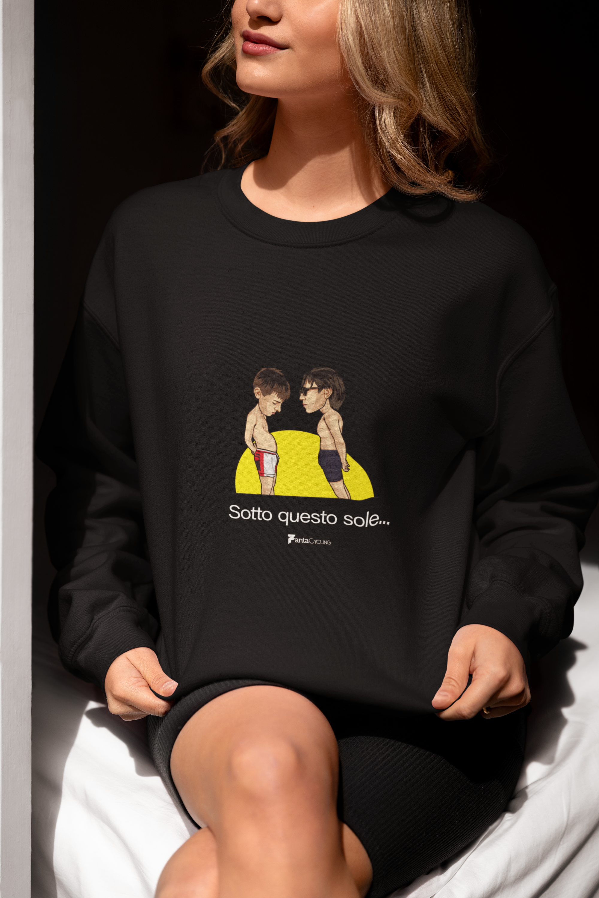 SOTTO QUESTO SOLE | Printed crewneck sweatshirt