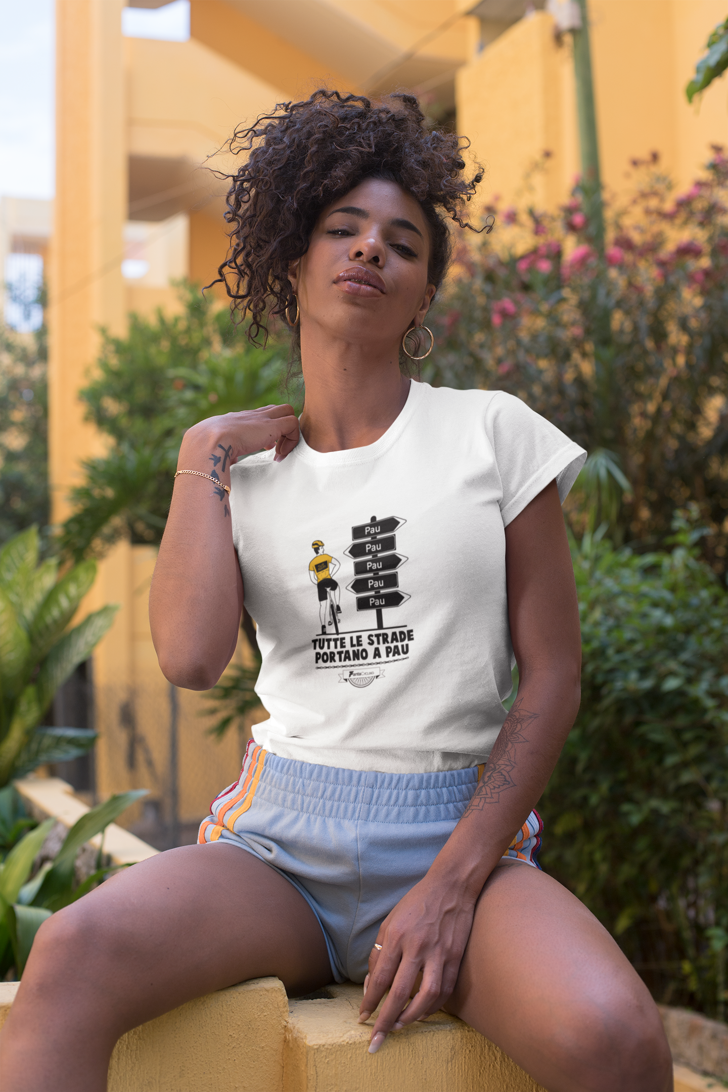 TUTTE LE STRADE PORTANO A PAU | T-shirt stampata