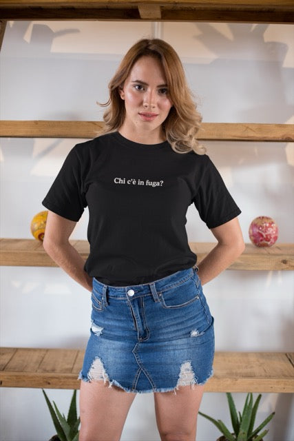 Chi c'è in fuga? | Printed t-shirt